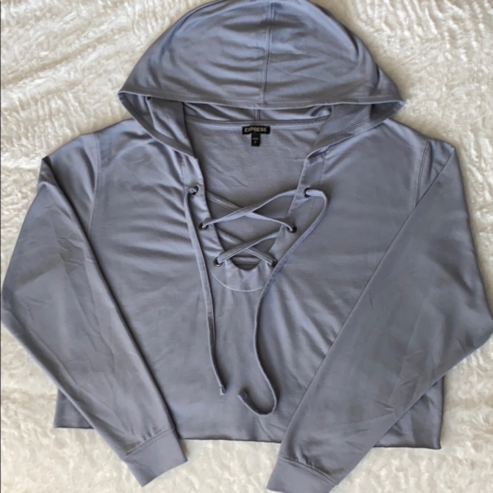 Cropped hoodie